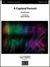 A Copland Portrait Concert Band sheet music cover